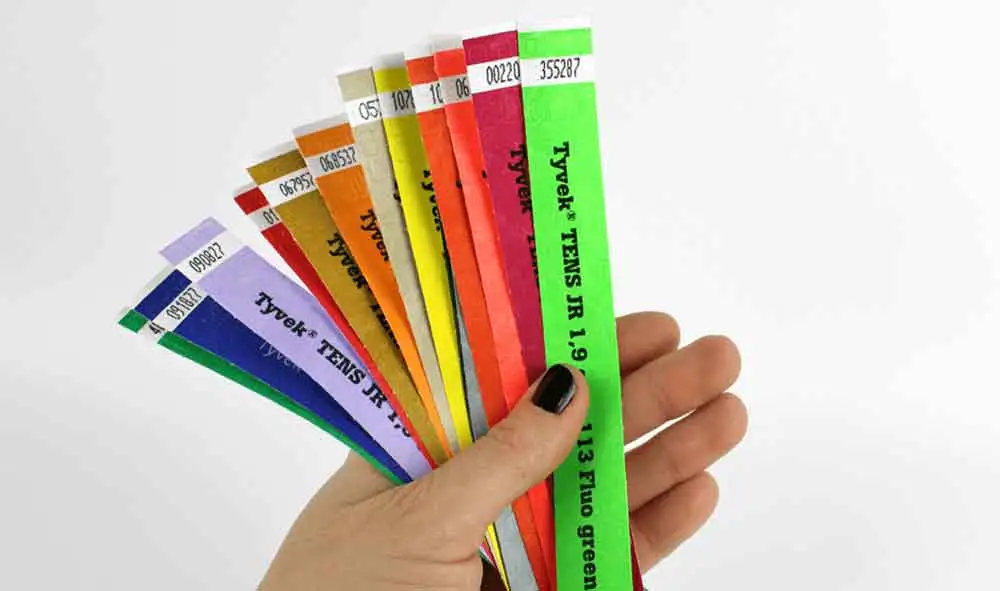 Club Entry Paper Wrist Band